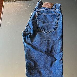 Levi's Men's Dark Blue Straight Jeans